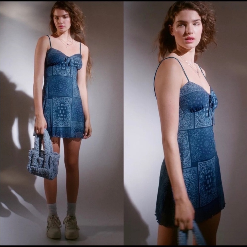 Urban Outfitters Blue Mini Dress